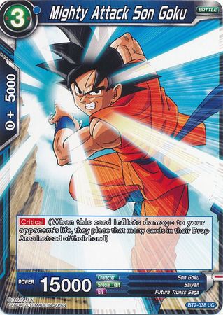 Mighty Attack Son Goku (BT2-038) [Union Force] | Fandemonia Ltd