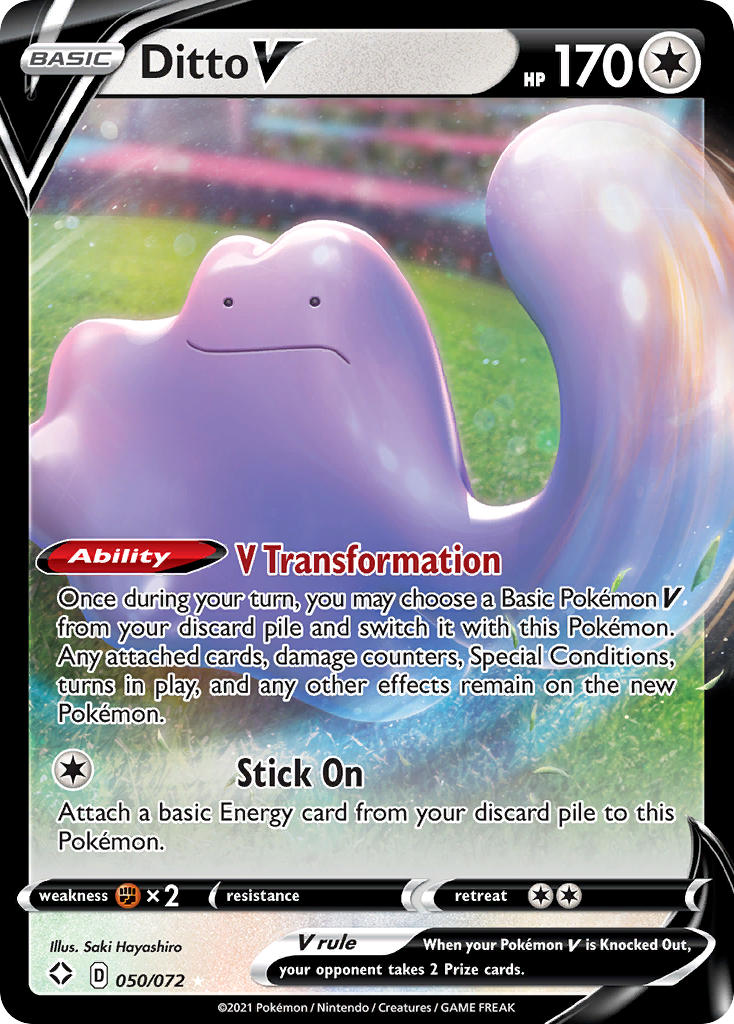 Ditto V (050/072) [Sword & Shield: Shining Fates] | Fandemonia Ltd