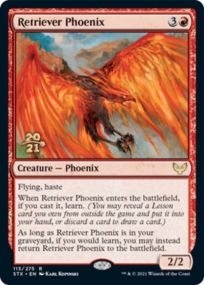 Retriever Phoenix [Strixhaven: School of Mages Prerelease Promos] | Fandemonia Ltd