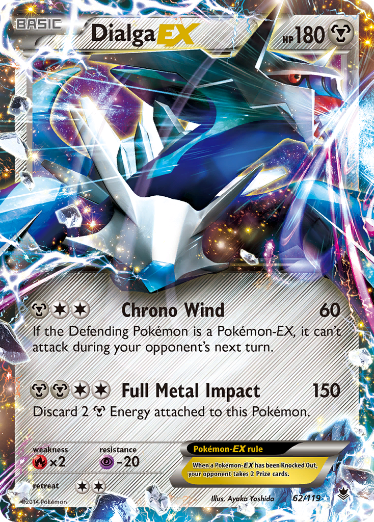 Dialga EX (62/119) [XY: Phantom Forces] | Fandemonia Ltd