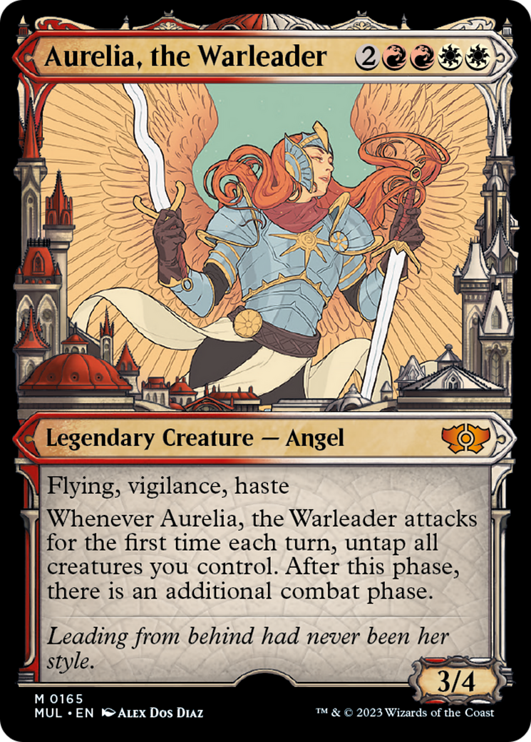 Aurelia, the Warleader (Halo Foil) [Multiverse Legends] | Fandemonia Ltd