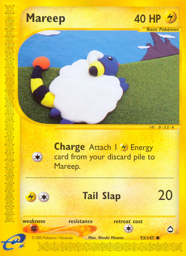 Mareep (93/147) [Aquapolis] | Fandemonia Ltd