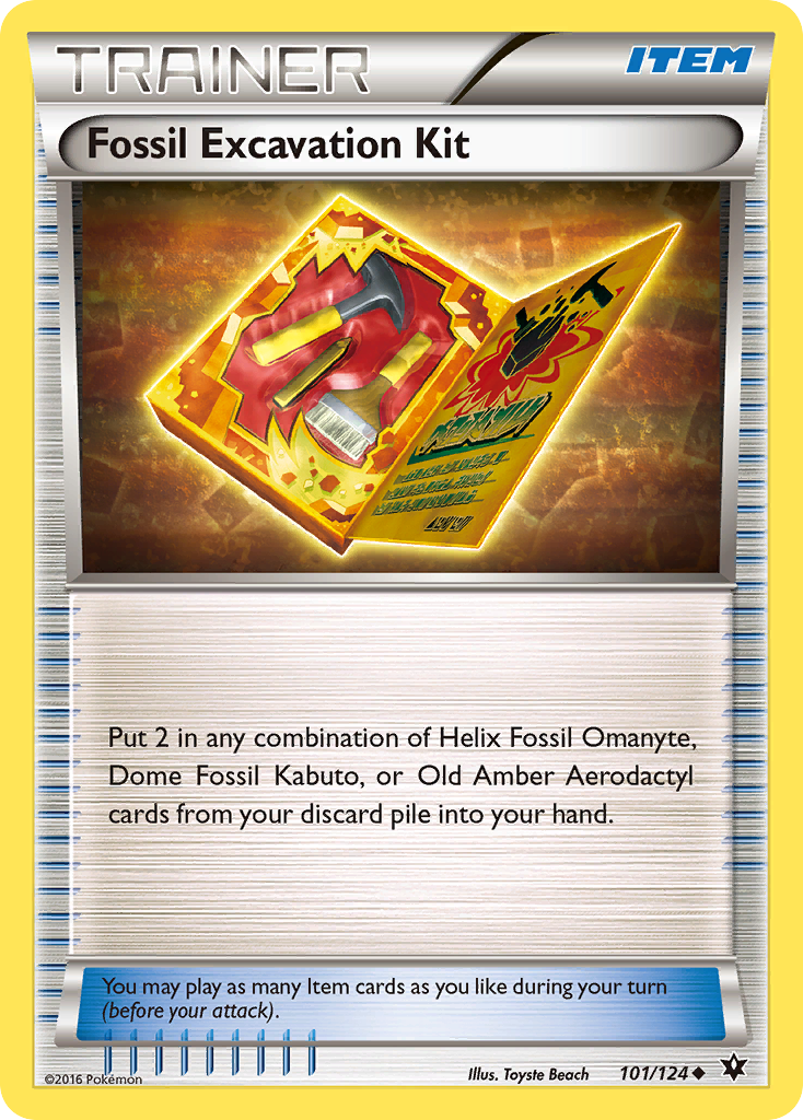 Fossil Excavation Kit (101/124) [XY: Fates Collide] | Fandemonia Ltd