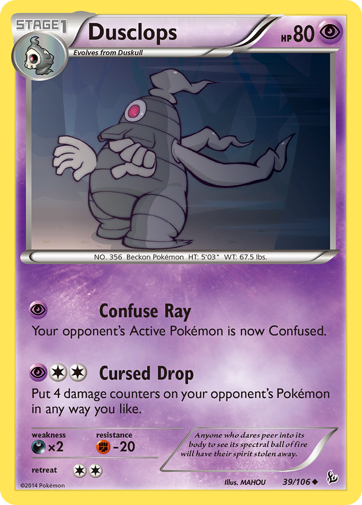 Dusclops (39/106) [XY: Flashfire] | Fandemonia Ltd