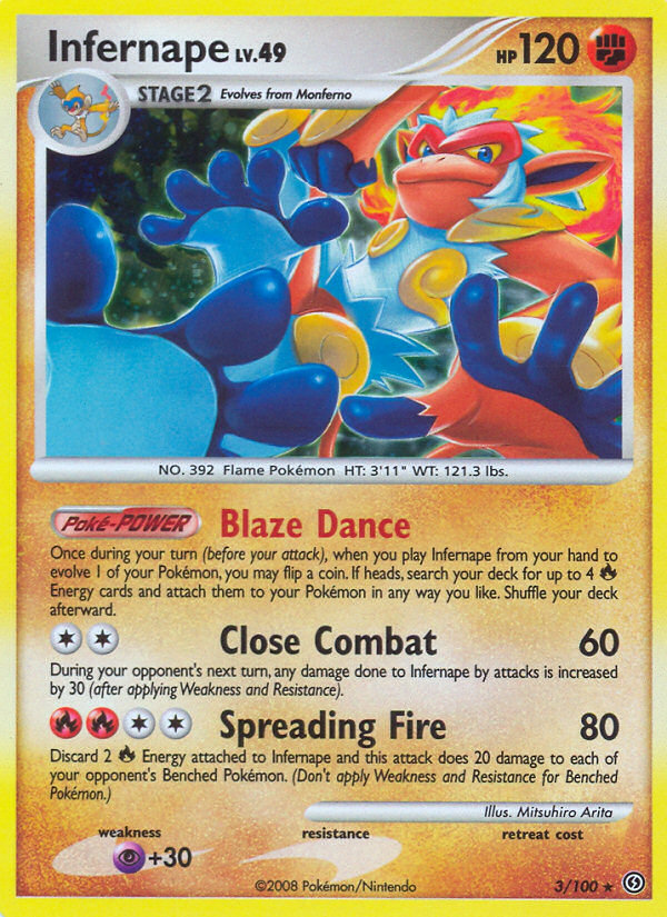 Infernape (3/100) [Diamond & Pearl: Stormfront] | Fandemonia Ltd