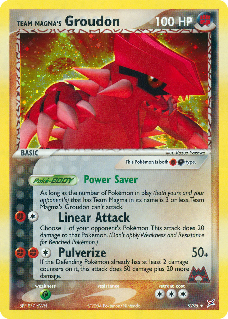 Team Magma's Groudon (9/95) (Theme Deck Exclusive) [EX: Team Magma vs Team Aqua] | Fandemonia Ltd