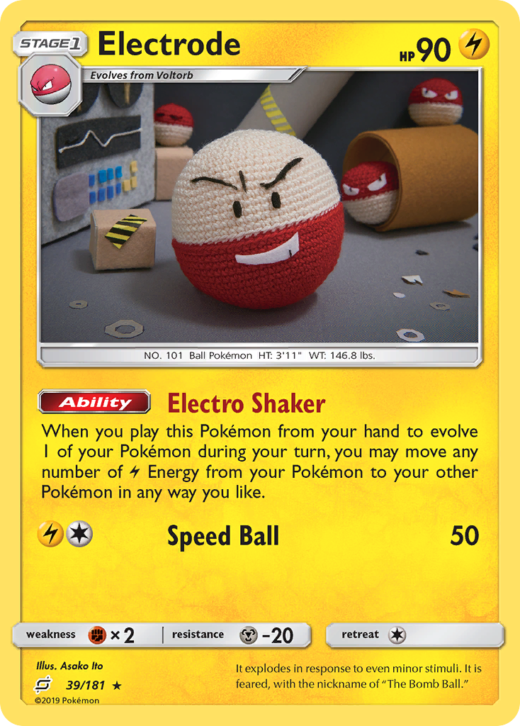 Electrode (39/181) [Sun & Moon: Team Up] | Fandemonia Ltd