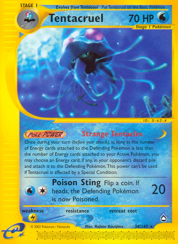 Tentacruel (38/147) [Aquapolis] | Fandemonia Ltd