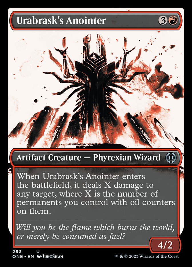 Urabrask's Anointer (Showcase Ichor) [Phyrexia: All Will Be One] | Fandemonia Ltd