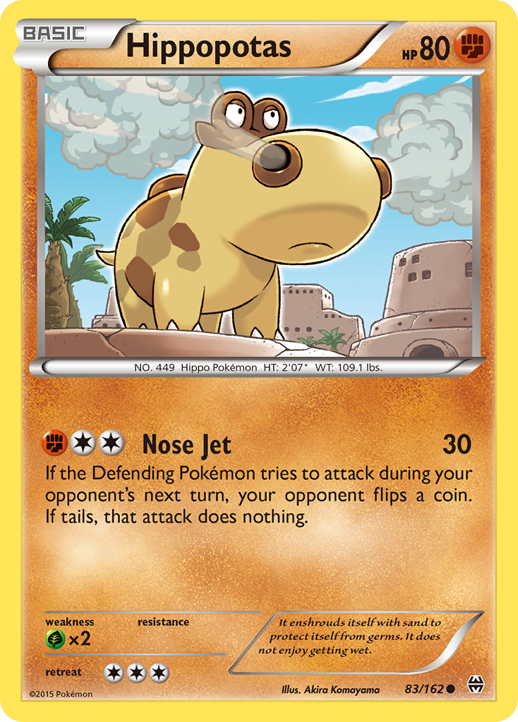 Hippopotas (83/162) [XY: BREAKthrough] | Fandemonia Ltd