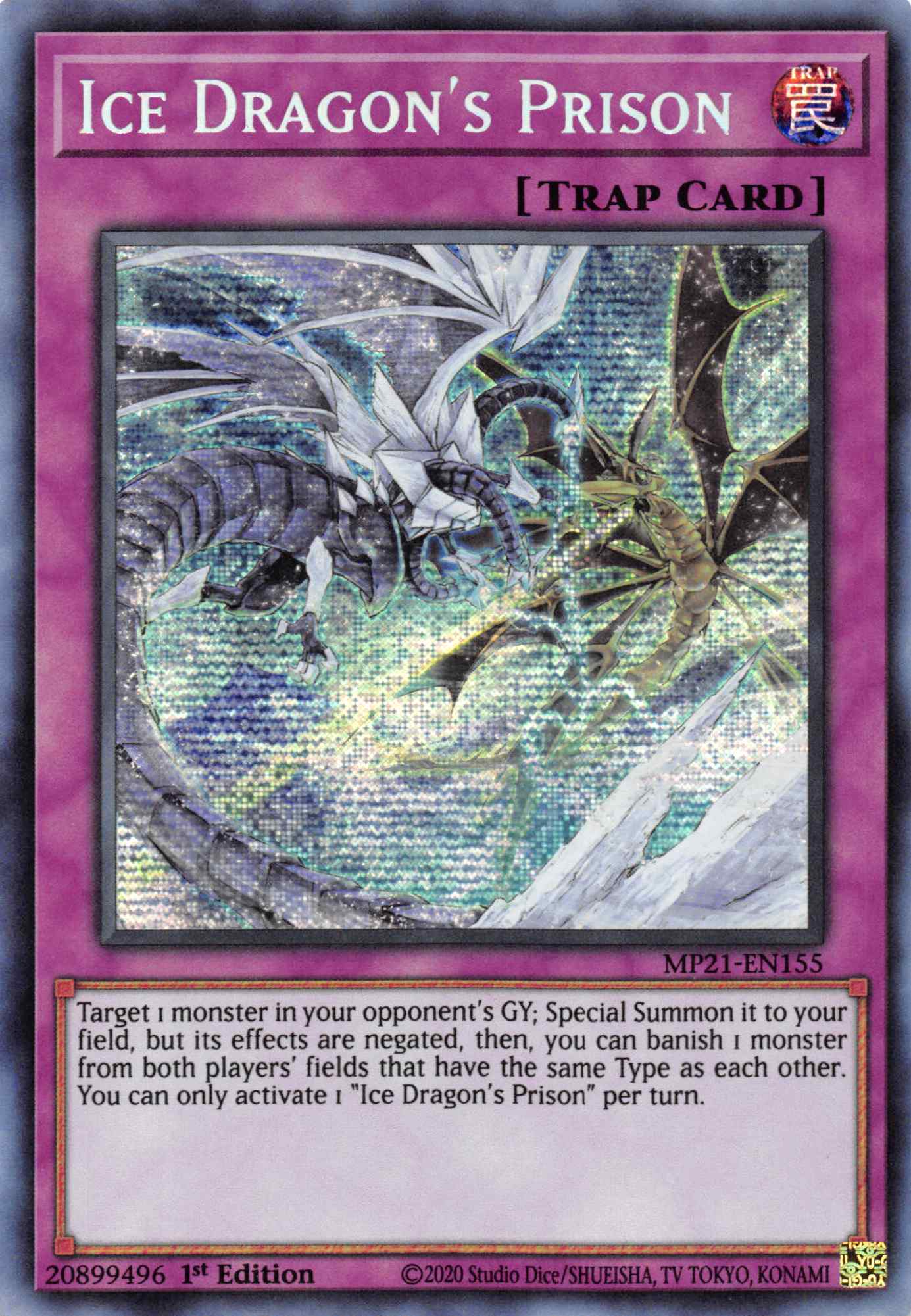 Ice Dragon's Prison [MP21-EN155] Prismatic Secret Rare | Fandemonia Ltd