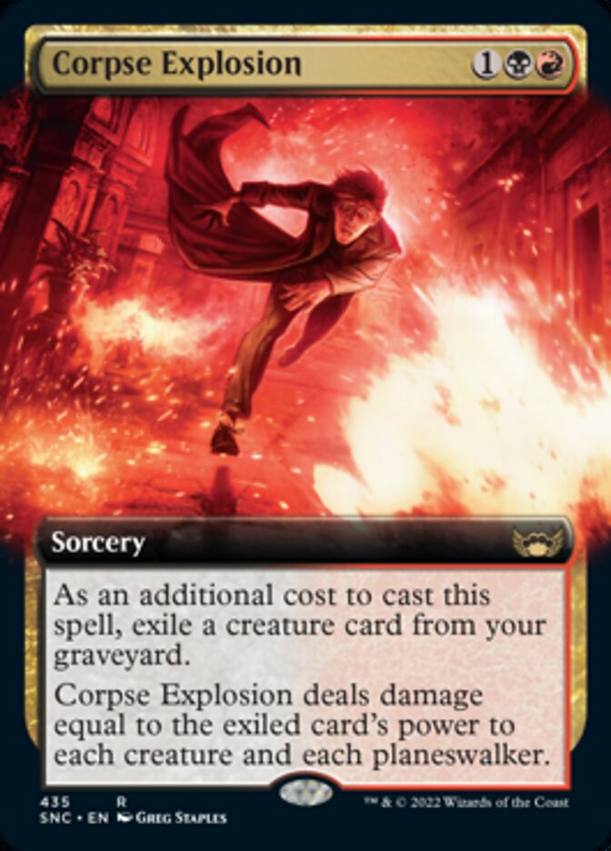 Corpse Explosion (Extended Art) [Streets of New Capenna] | Fandemonia Ltd