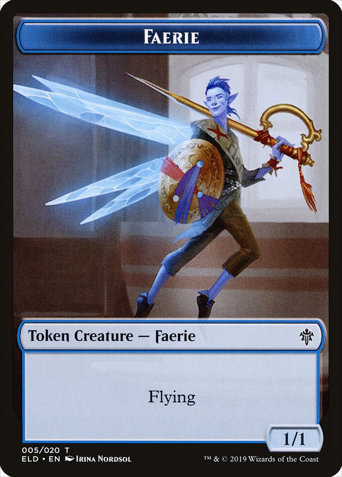 Faerie [Throne of Eldraine Tokens] | Fandemonia Ltd