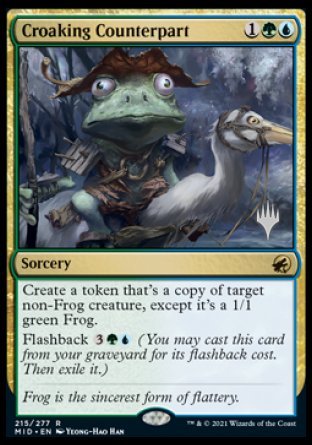 Croaking Counterpart (Promo Pack) [Innistrad: Midnight Hunt Promos] | Fandemonia Ltd