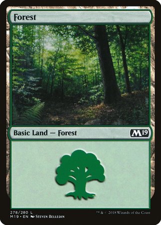 Forest (278) [Core Set 2019] | Fandemonia Ltd