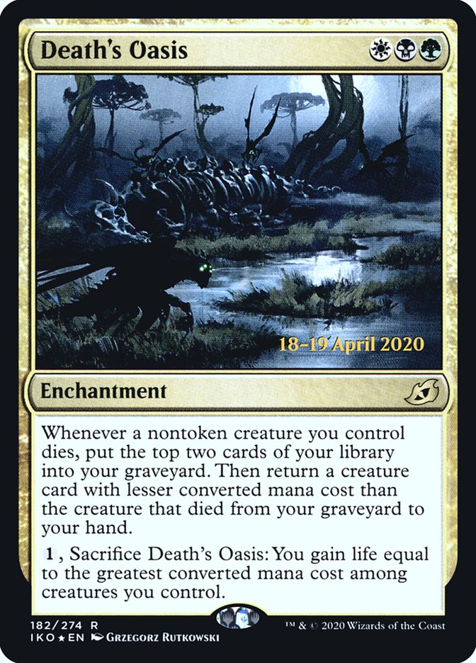 Death's Oasis  [Ikoria: Lair of Behemoths Prerelease Promos] | Fandemonia Ltd