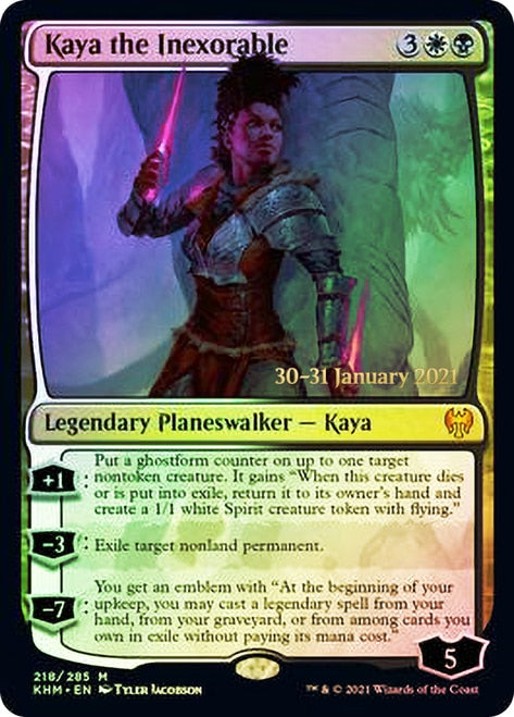 Kaya the Inexorable  [Kaldheim Prerelease Promos] | Fandemonia Ltd