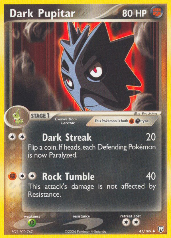 Dark Pupitar (41/109) [EX: Team Rocket Returns] | Fandemonia Ltd