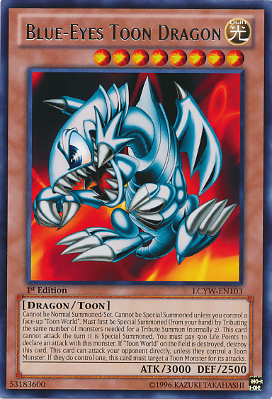 Blue-Eyes Toon Dragon [LCYW-EN103] Rare | Fandemonia Ltd