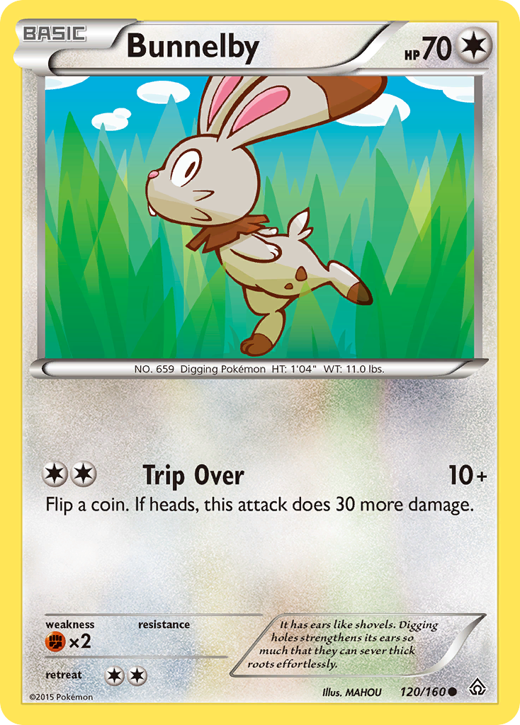 Bunnelby (120/160) [XY: Primal Clash] | Fandemonia Ltd