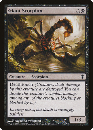 Giant Scorpion [Zendikar] | Fandemonia Ltd