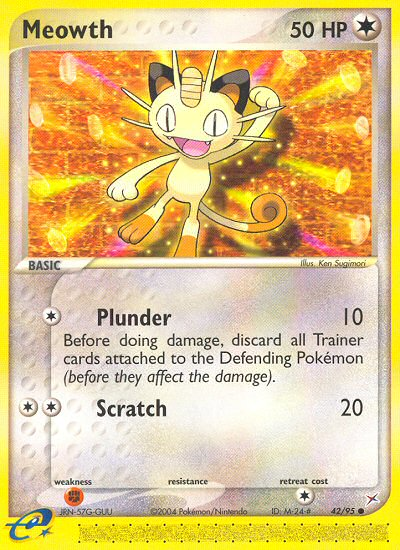 Meowth (42/95) [EX: Team Magma vs Team Aqua] | Fandemonia Ltd