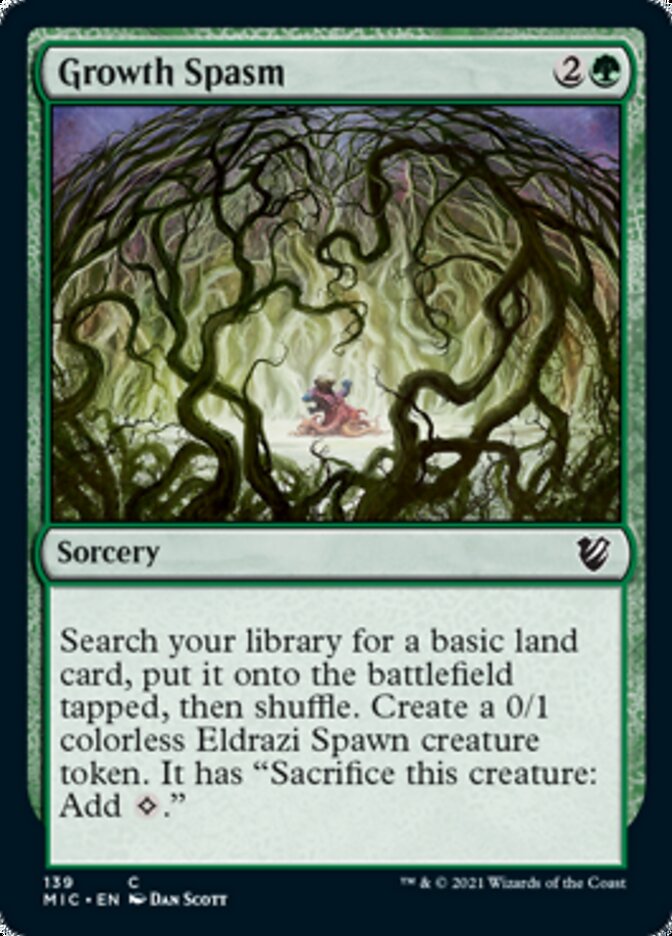 Growth Spasm [Innistrad: Midnight Hunt Commander] | Fandemonia Ltd