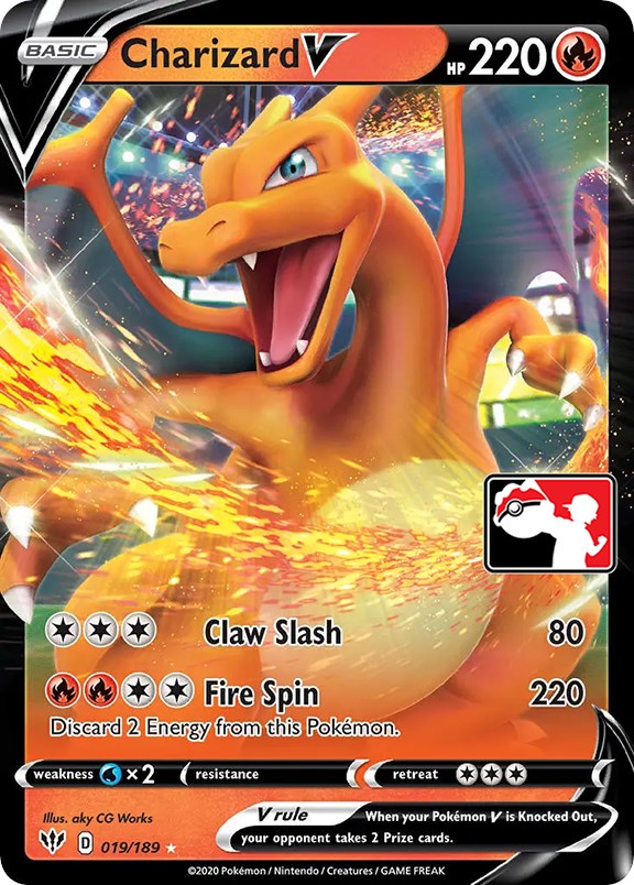 Charizard V (019/189) [Prize Pack Series One] | Fandemonia Ltd