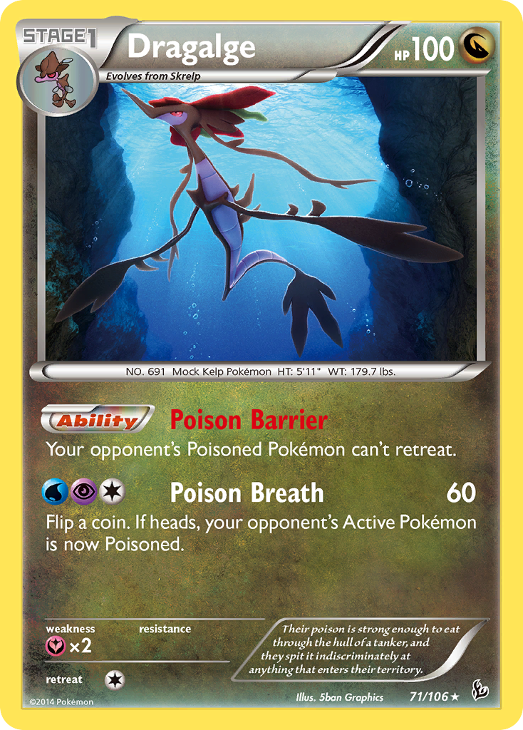 Dragalge (71/106) [XY: Flashfire] | Fandemonia Ltd