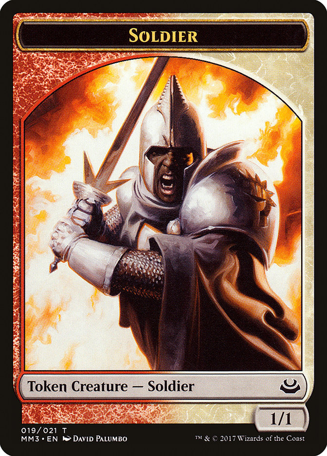 Soldier (019/021) [Modern Masters 2017 Tokens] | Fandemonia Ltd