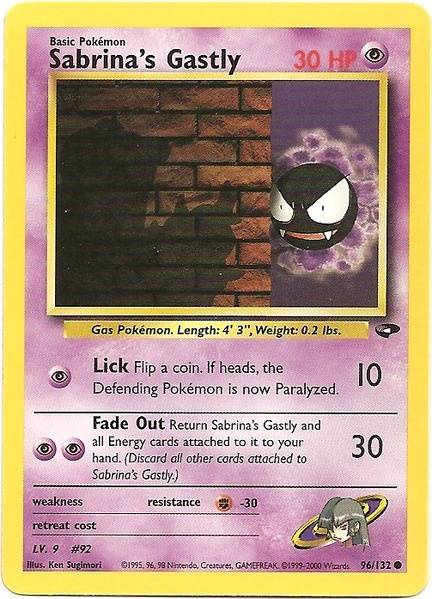 Sabrina's Gastly (96/132) [Gym Challenge Unlimited] | Fandemonia Ltd