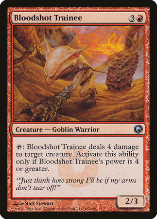 Bloodshot Trainee [Scars of Mirrodin] | Fandemonia Ltd