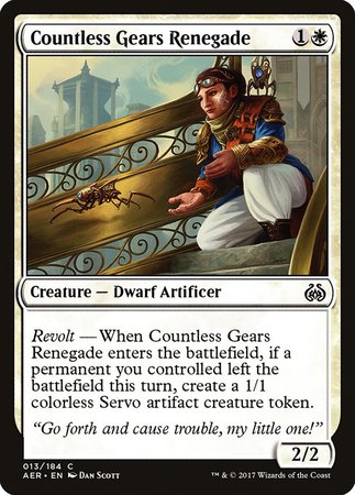 Countless Gears Renegade [Aether Revolt] | Fandemonia Ltd