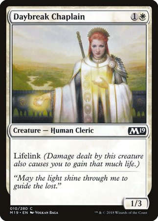 Daybreak Chaplain [Core Set 2019] | Fandemonia Ltd