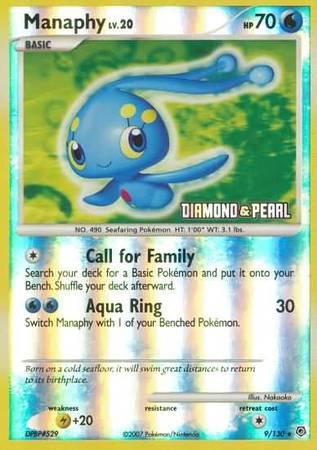 Manaphy (9/130) [Burger King Promos: 2008 Collection] | Fandemonia Ltd