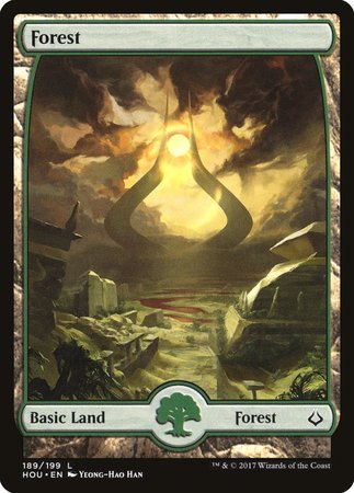 Forest (189) - Full Art [Hour of Devastation] | Fandemonia Ltd