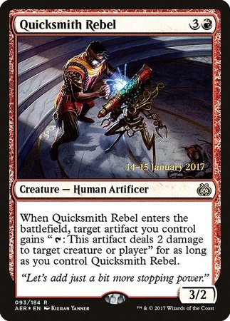 Quicksmith Rebel [Aether Revolt Promos] | Fandemonia Ltd