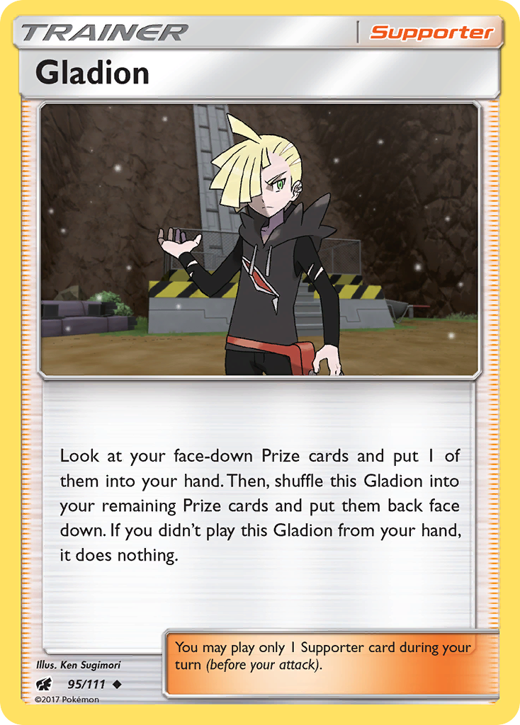 Gladion (95/111) [Sun & Moon: Crimson Invasion] | Fandemonia Ltd