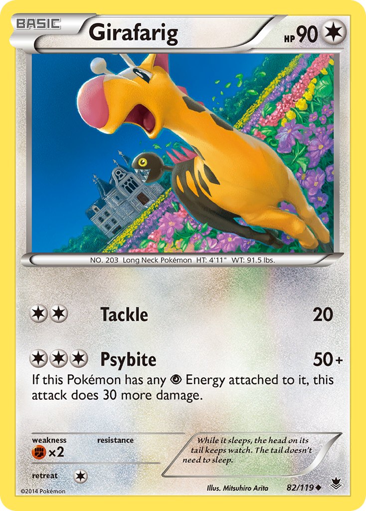 Girafarig (82/119) [XY: Phantom Forces] | Fandemonia Ltd