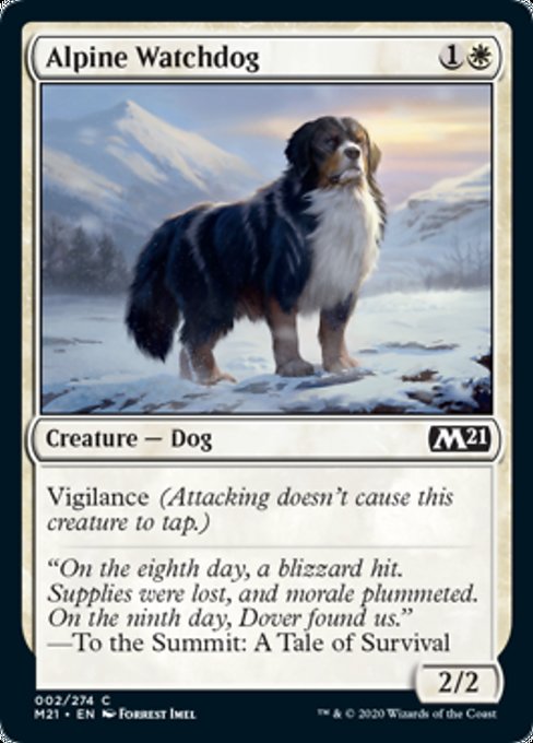 Alpine Watchdog [Core Set 2021] | Fandemonia Ltd