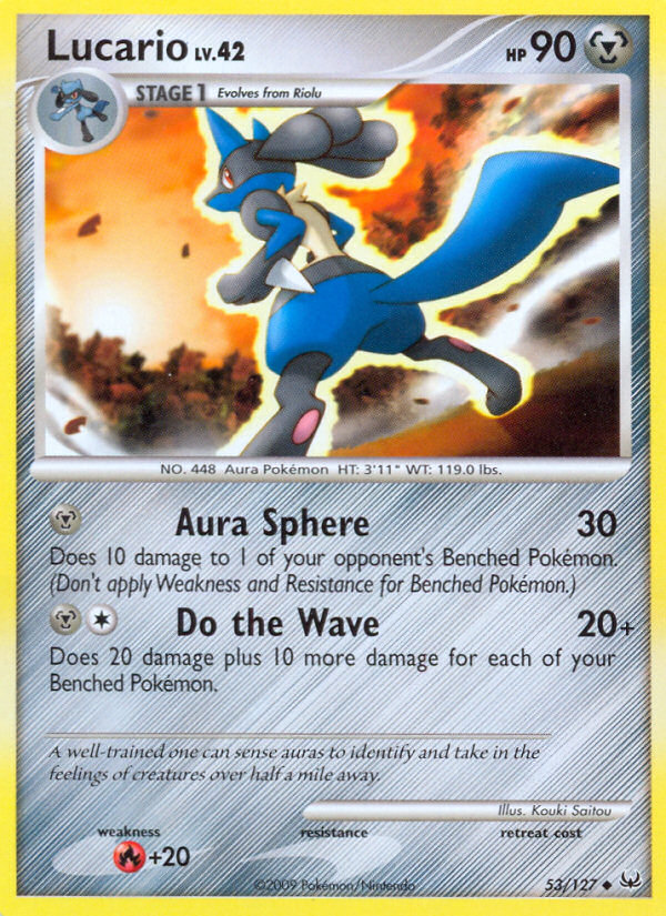 Lucario (53/127) [Platinum: Base Set] | Fandemonia Ltd