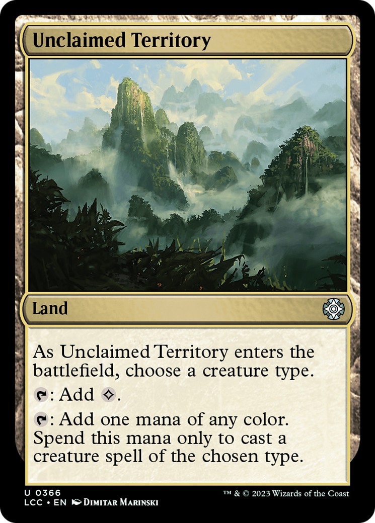 Unclaimed Territory [The Lost Caverns of Ixalan Commander] | Fandemonia Ltd