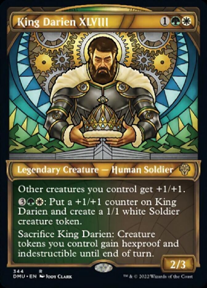 King Darien XLVIII (Showcase Textured) [Dominaria United] | Fandemonia Ltd