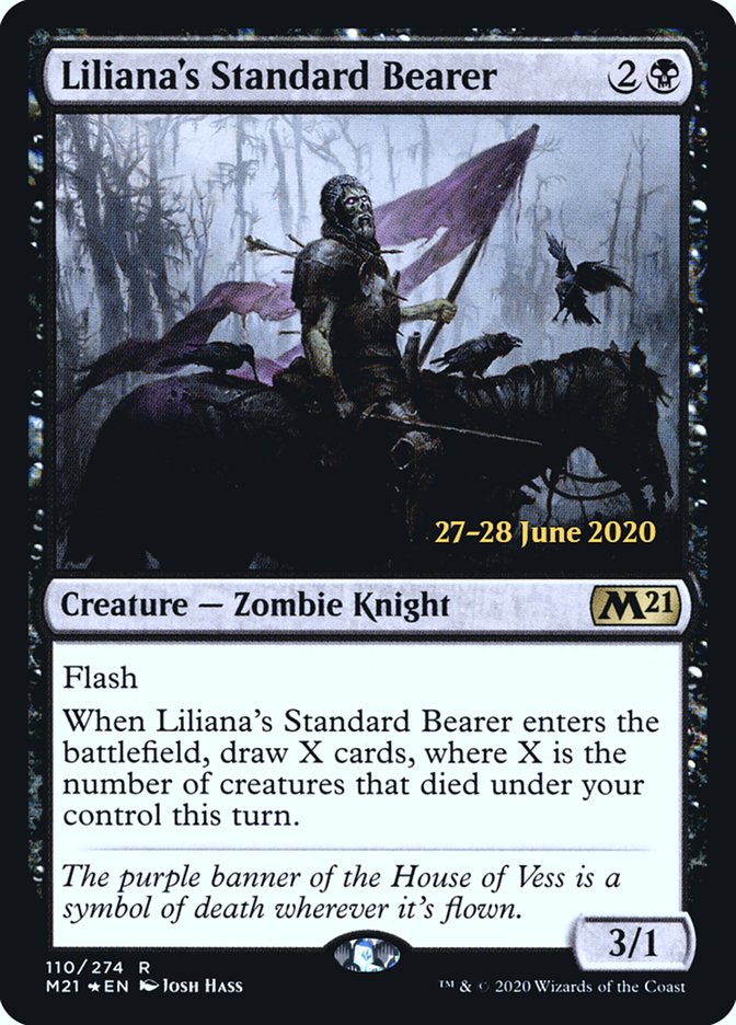 Liliana's Standard Bearer  [Core Set 2021 Prerelease Promos] | Fandemonia Ltd