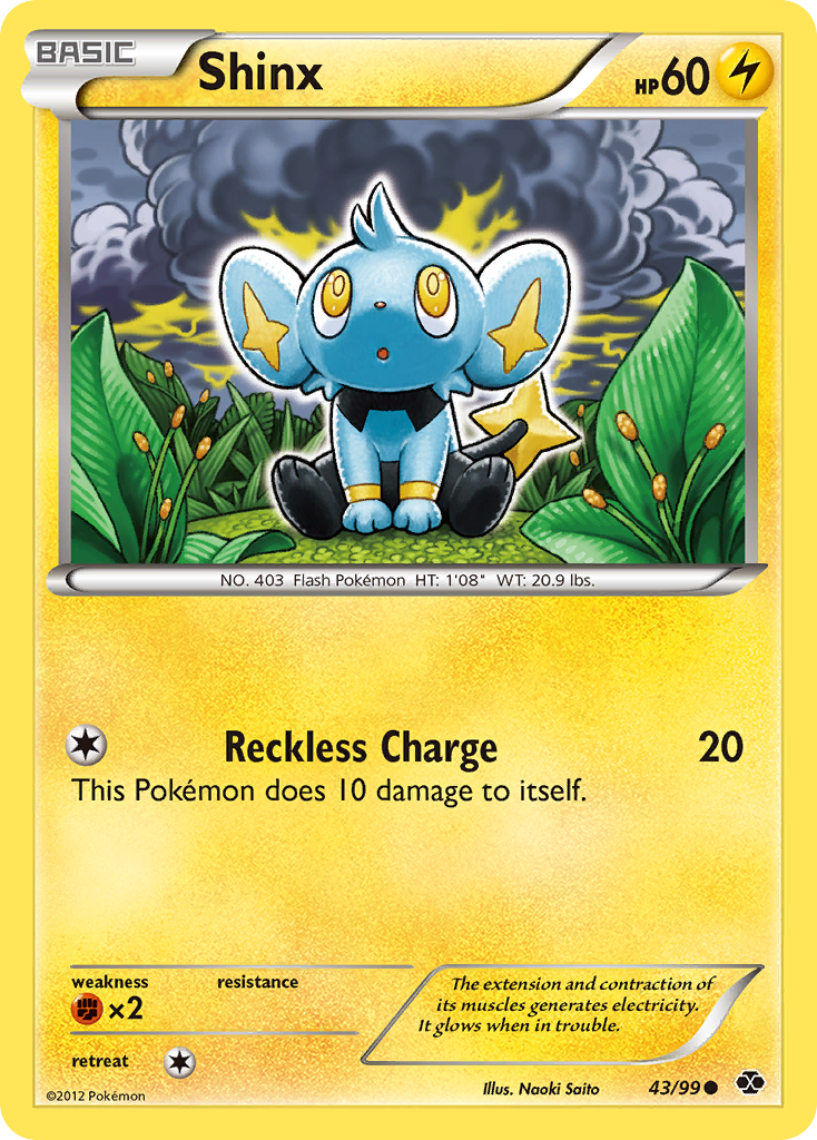 Shinx (43/99) [Black & White: Next Destinies] | Fandemonia Ltd