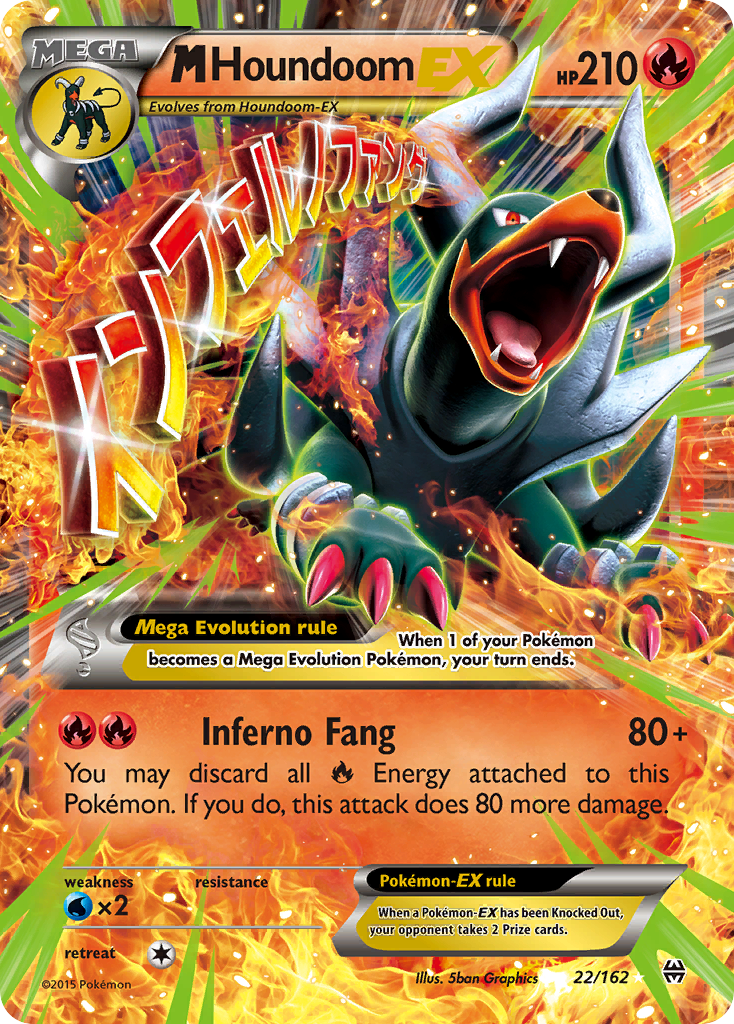 M Houndoom EX (22/162) [XY: BREAKthrough] | Fandemonia Ltd