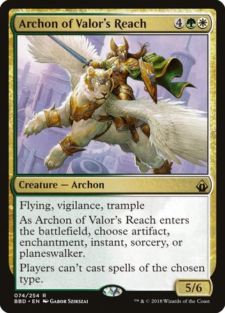 Archon of Valor's Reach [Battlebond] | Fandemonia Ltd