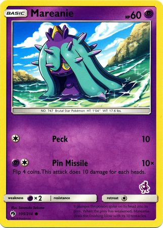 Mareanie (105/214) (Mewtwo Deck) [Battle Academy 2020] | Fandemonia Ltd