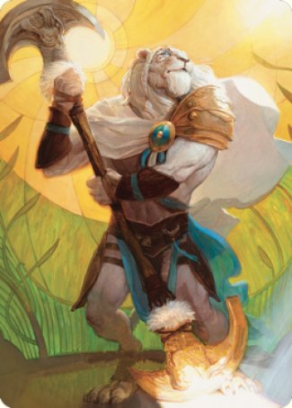 Ajani, Sleeper Agent Art Card [Dominaria United Art Series] | Fandemonia Ltd