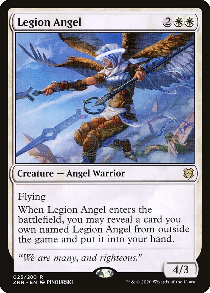 Legion Angel [Zendikar Rising] | Fandemonia Ltd